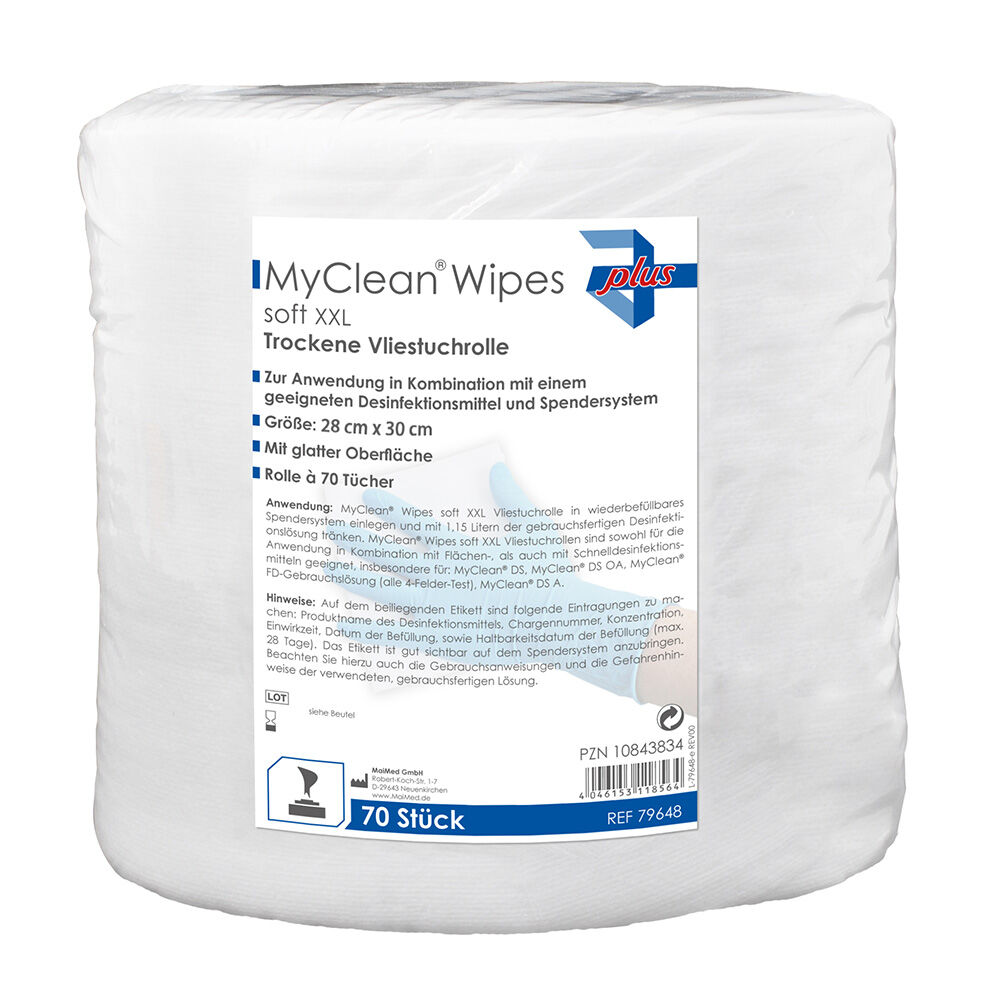 MyClean Wipes soft XXL mit 70 Stück