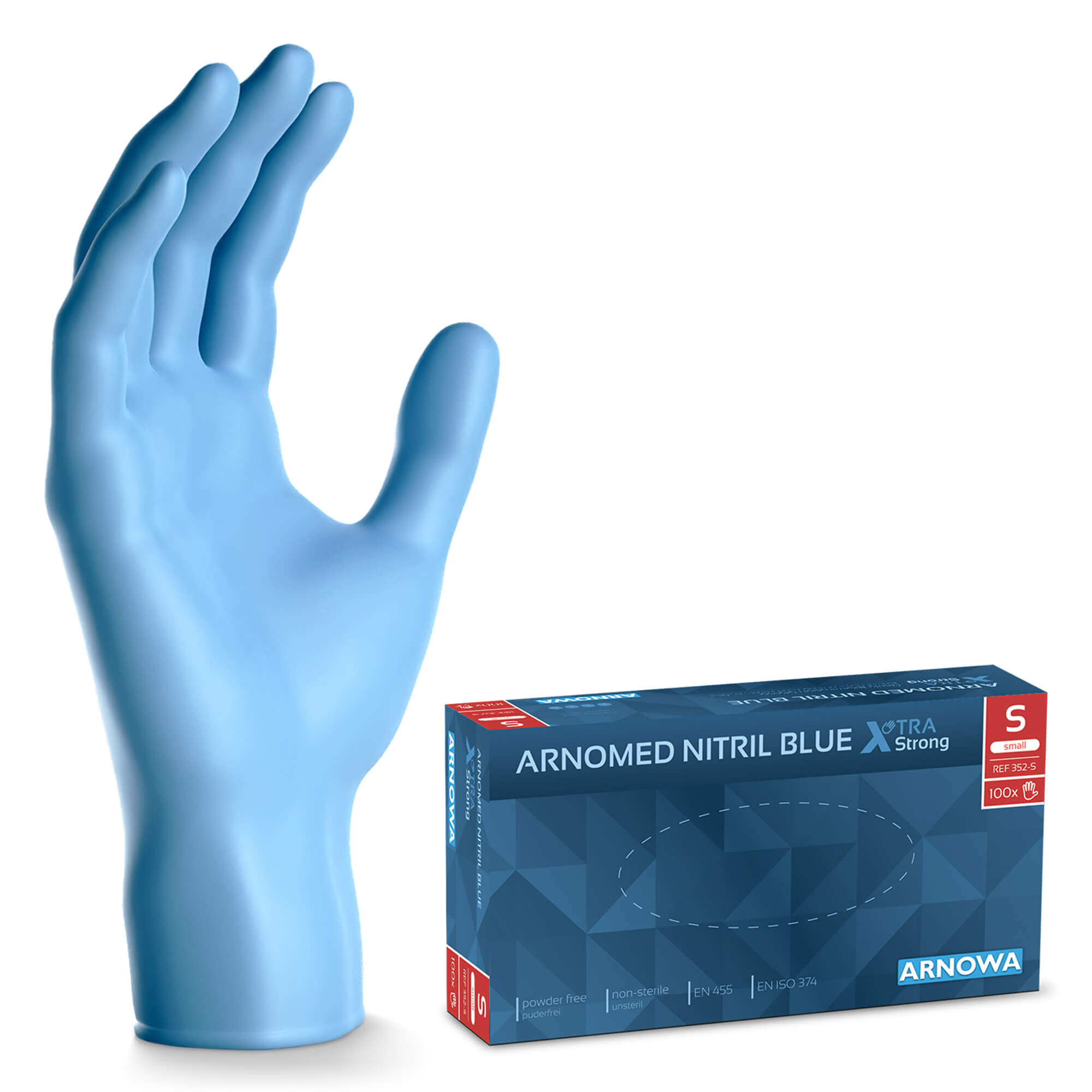 ARNOMED Nitril Handschuhe Extra Stark