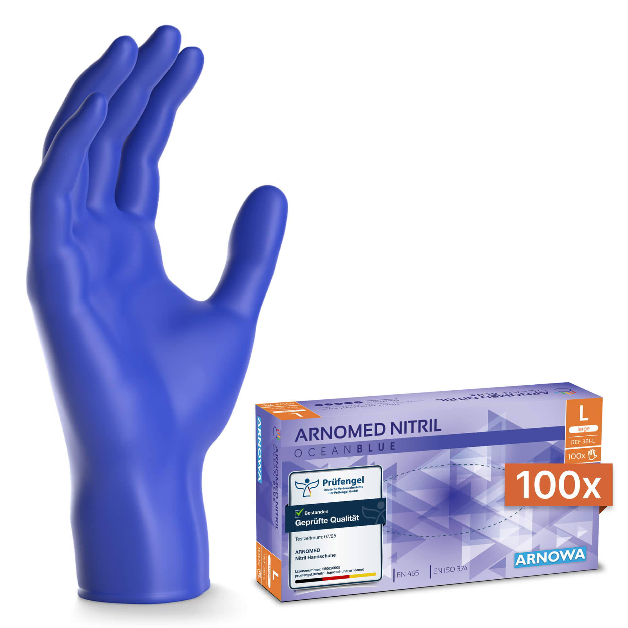 Nitril Handschuhe Dunkelblau