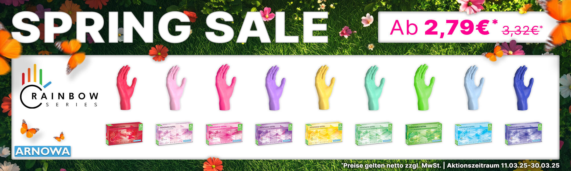 Angebote zu bunten Nitril Handschuhen.
