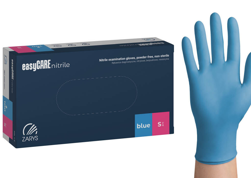 easyCare nitrile blue - Nitril Handschuhe Blau