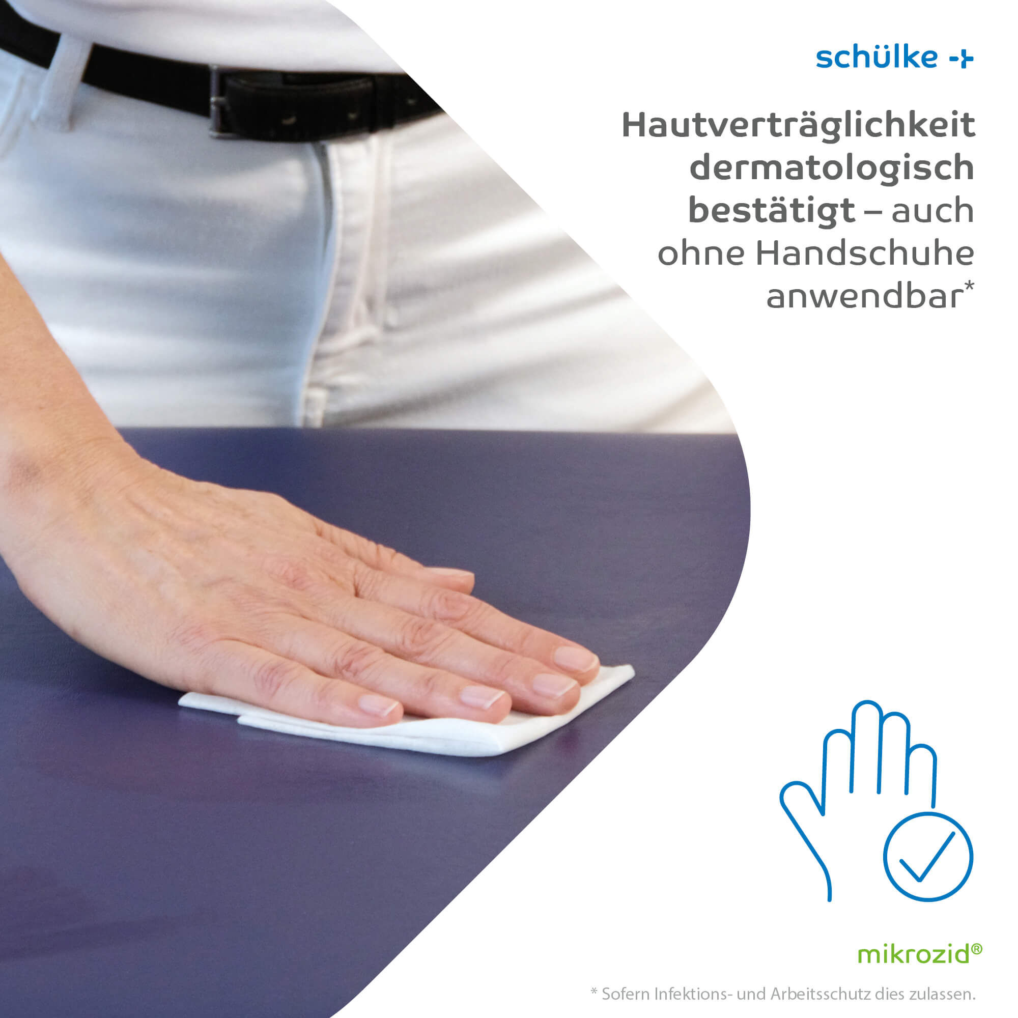 Desinfektionstücher hautverträglich