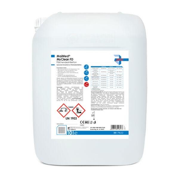MyClean FD Flächendesinfektionsmittel im 10-Liter-Kanister