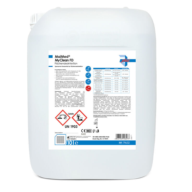 myclean-fd-10l MyClean FD Flächendesinfektionsmittel im 10-Liter-Kanister