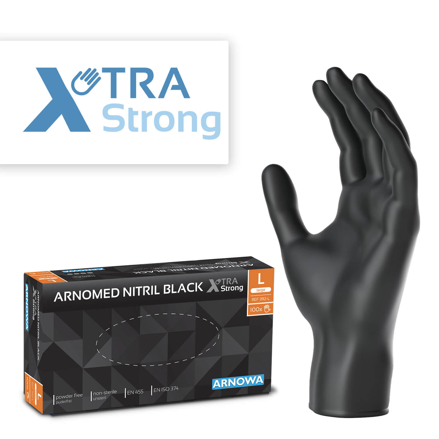 ARNOMED NITRIL BLACK XTRA STRONG