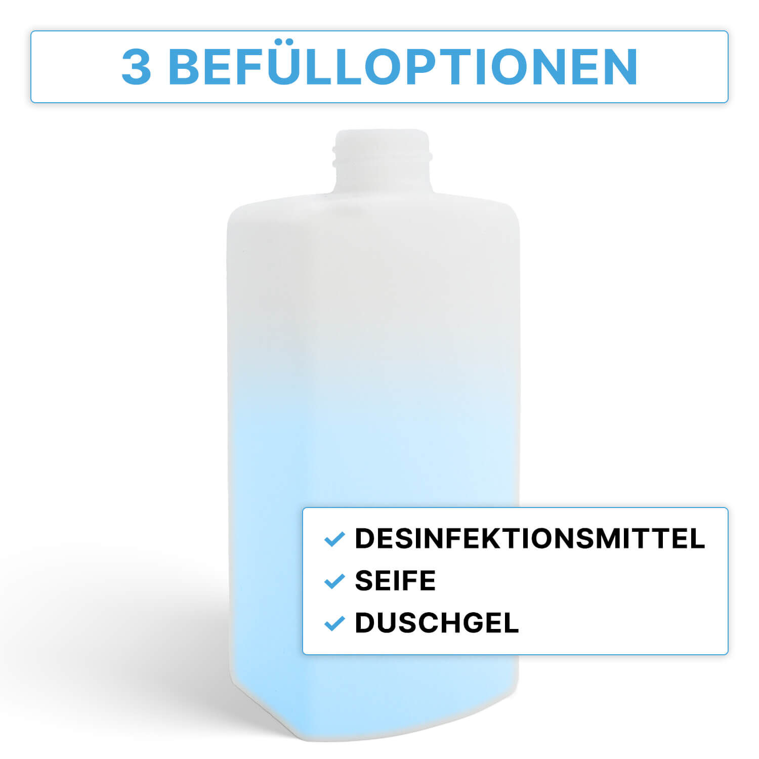 ARNOMED ABS Desinfektionsspender Befülloption ARNOMED ABS Desinfektionsspender Befülloption