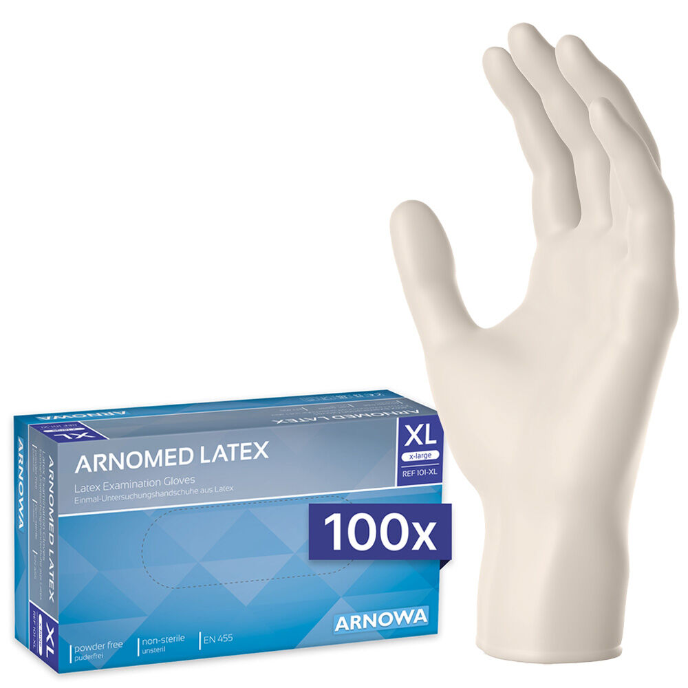ARNOMED LATEX PF - Handschuhe puderfrei