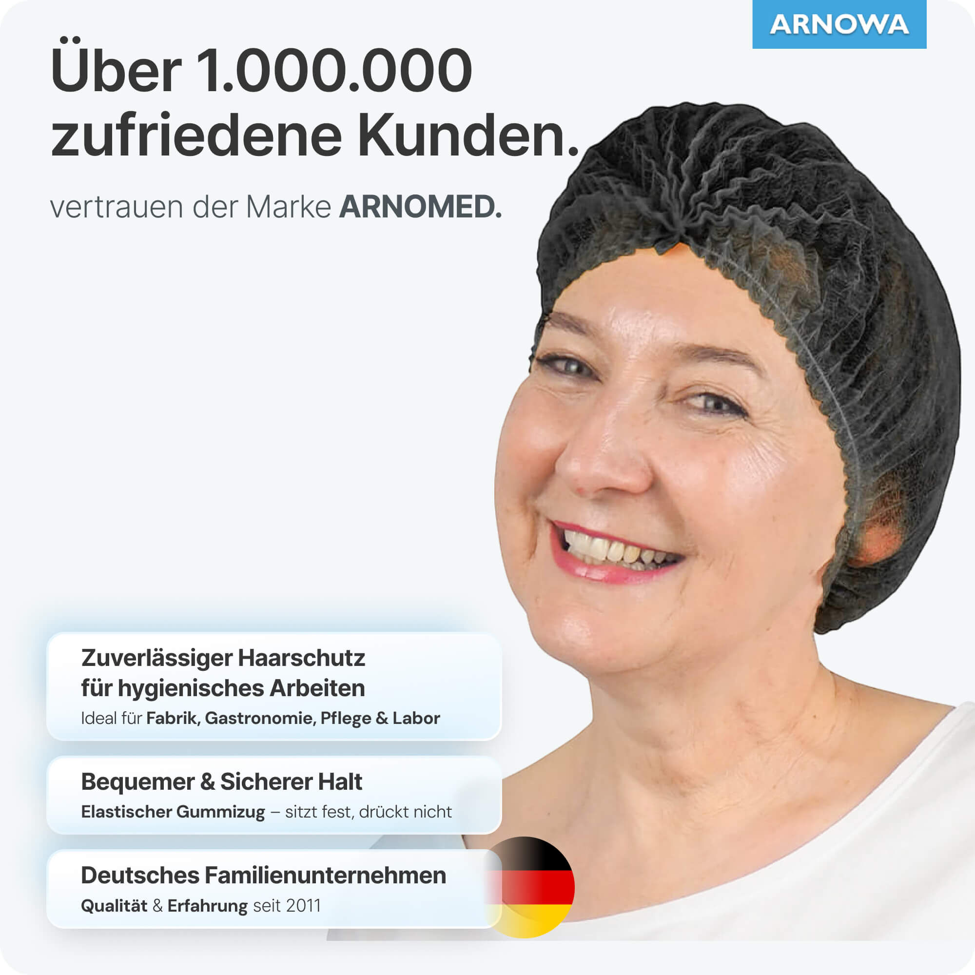 Klipphauben Schwarz Sicherer Halt