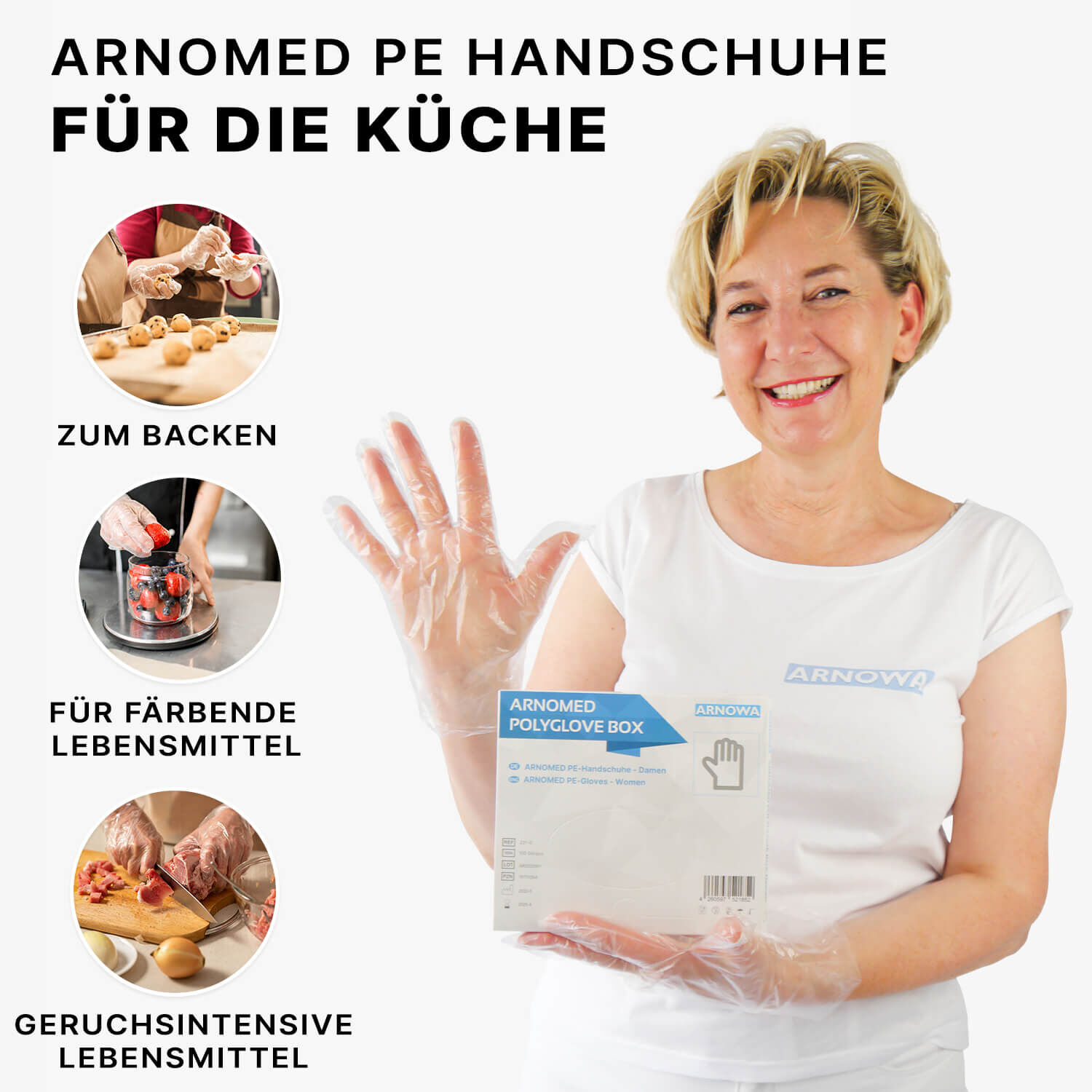 ARNOMED PE-Handschuhe