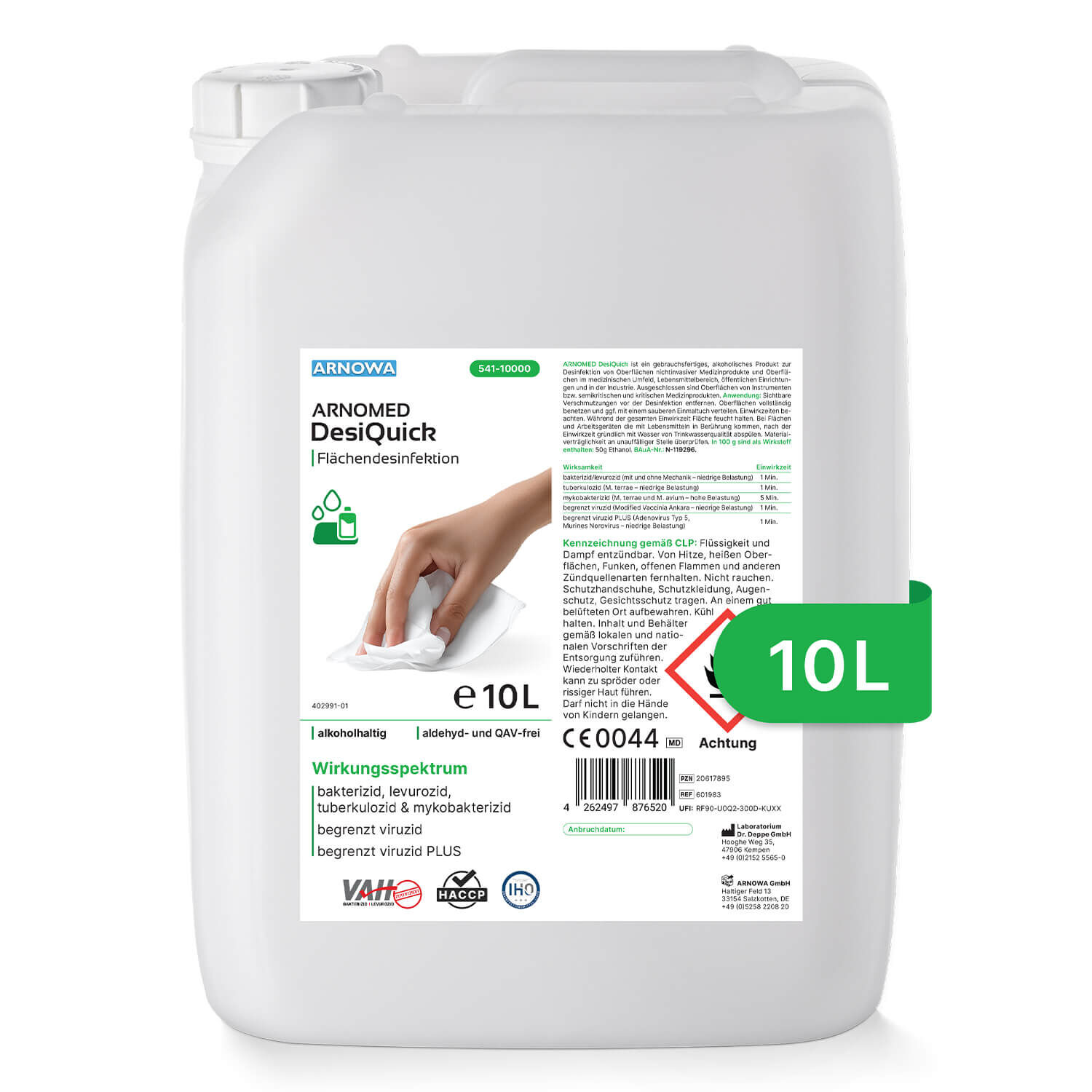 ARNOMED DesiQuick- Flächendesinfektionsmittel 10 Liter