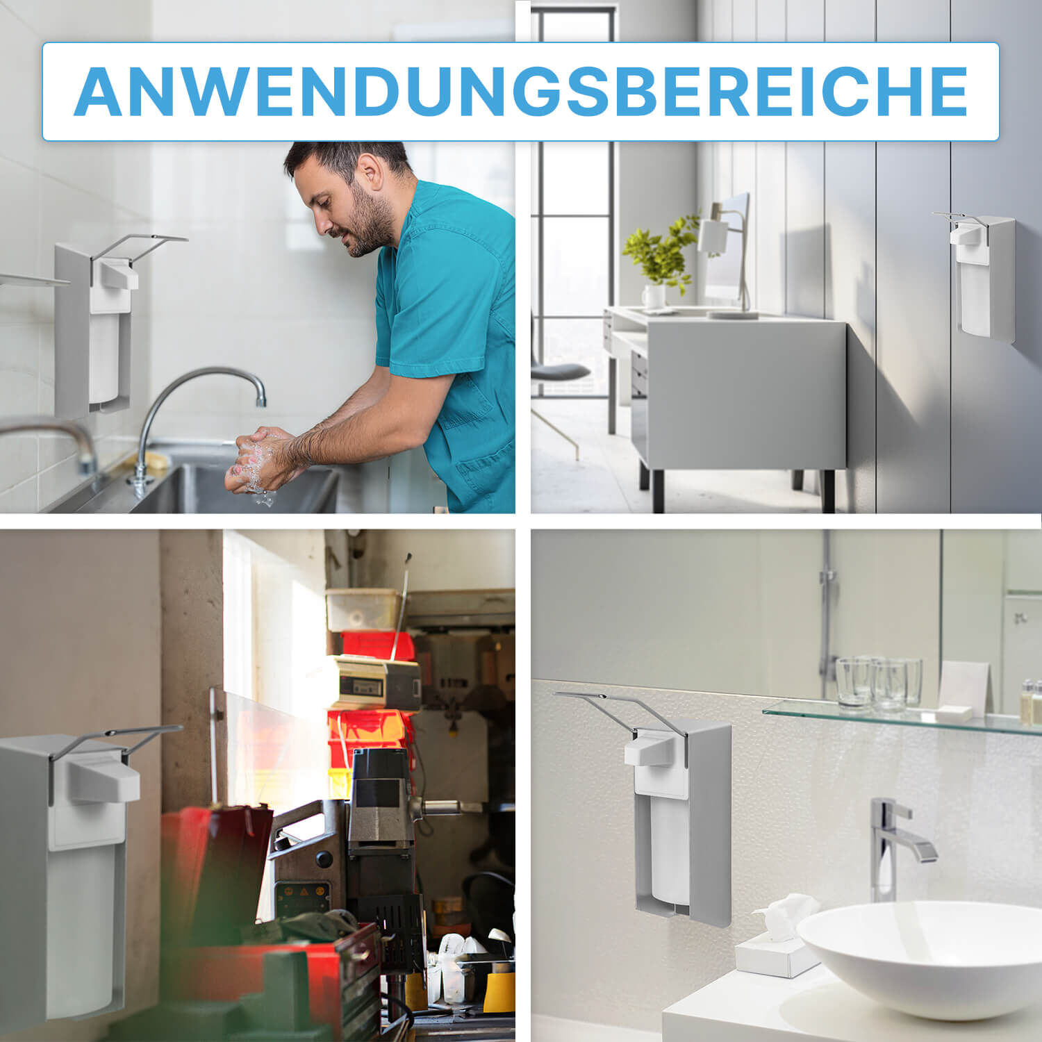 Desinfektionsspender Anwendungsbereiche Desinfektionsspender Anwendungsbereiche