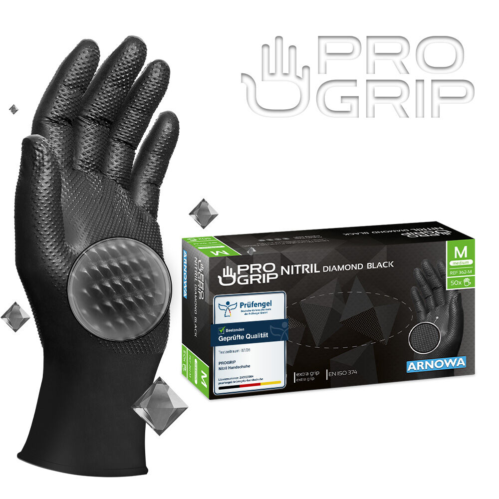 Nitril Handschuhe mit Grip