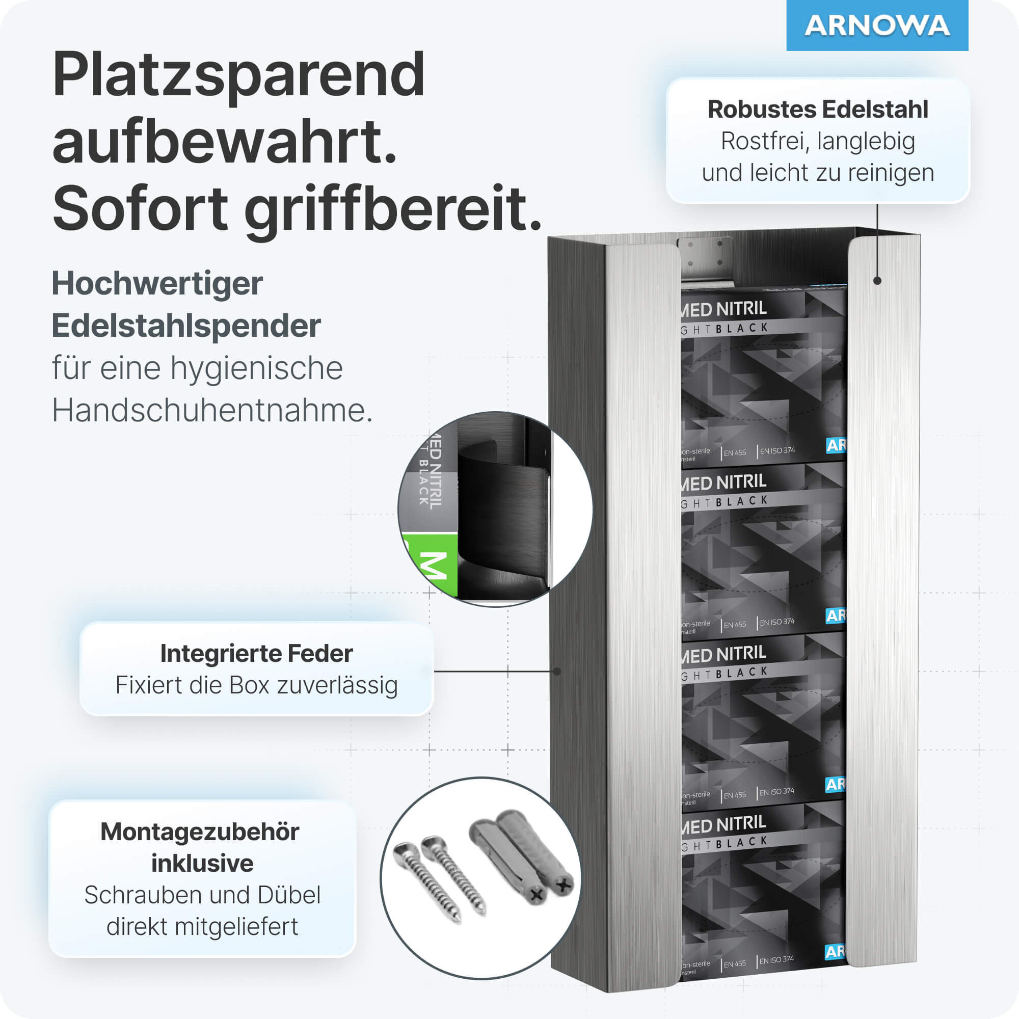 Handschuhhalter Edelstahl Vorteile