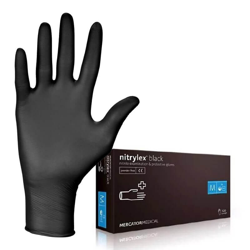 nitrylex black - Nitrilhanschuhe | Gr. L nitrylex black - Nitrilhanschuhe | Gr. L