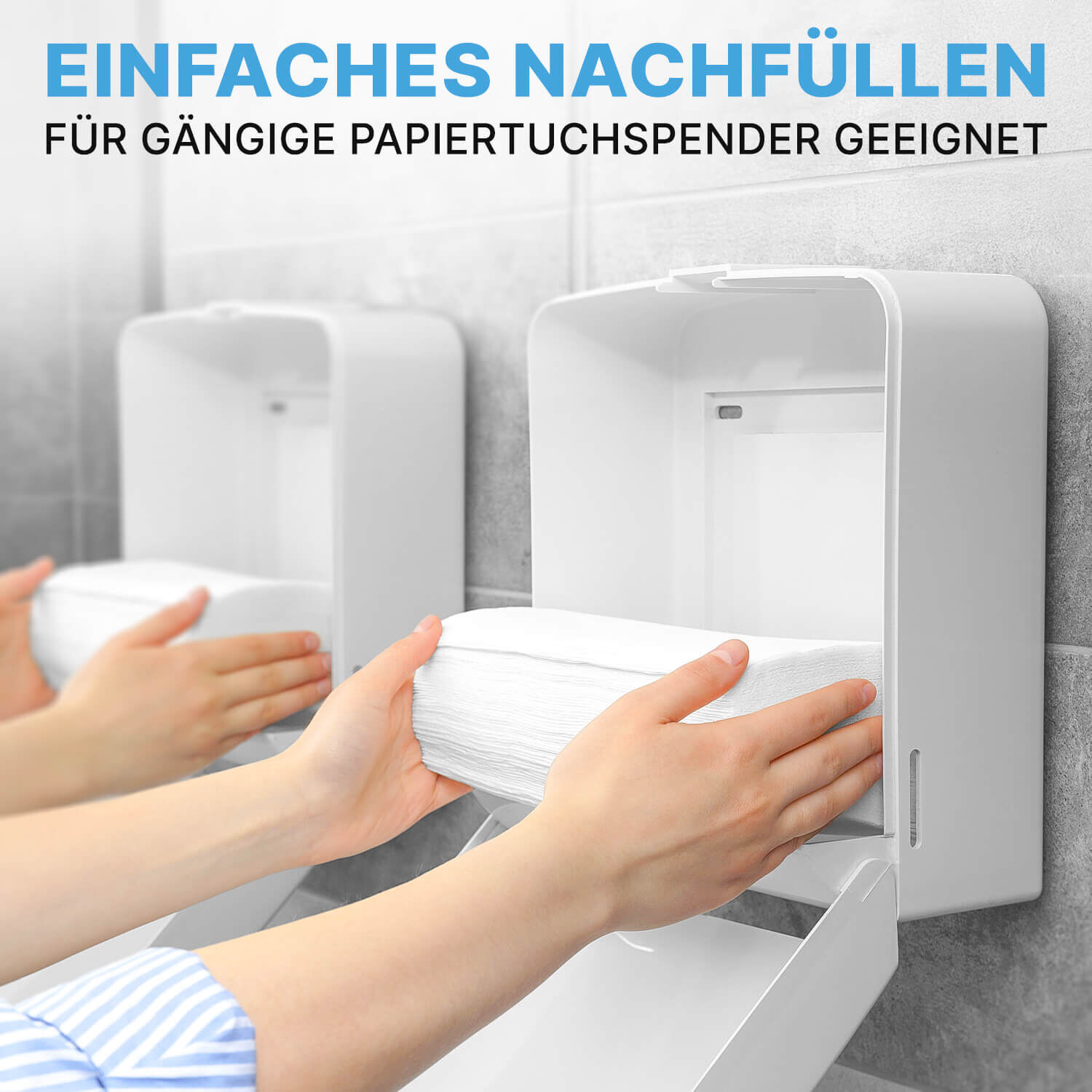 Papierhandtücher nachfüllen