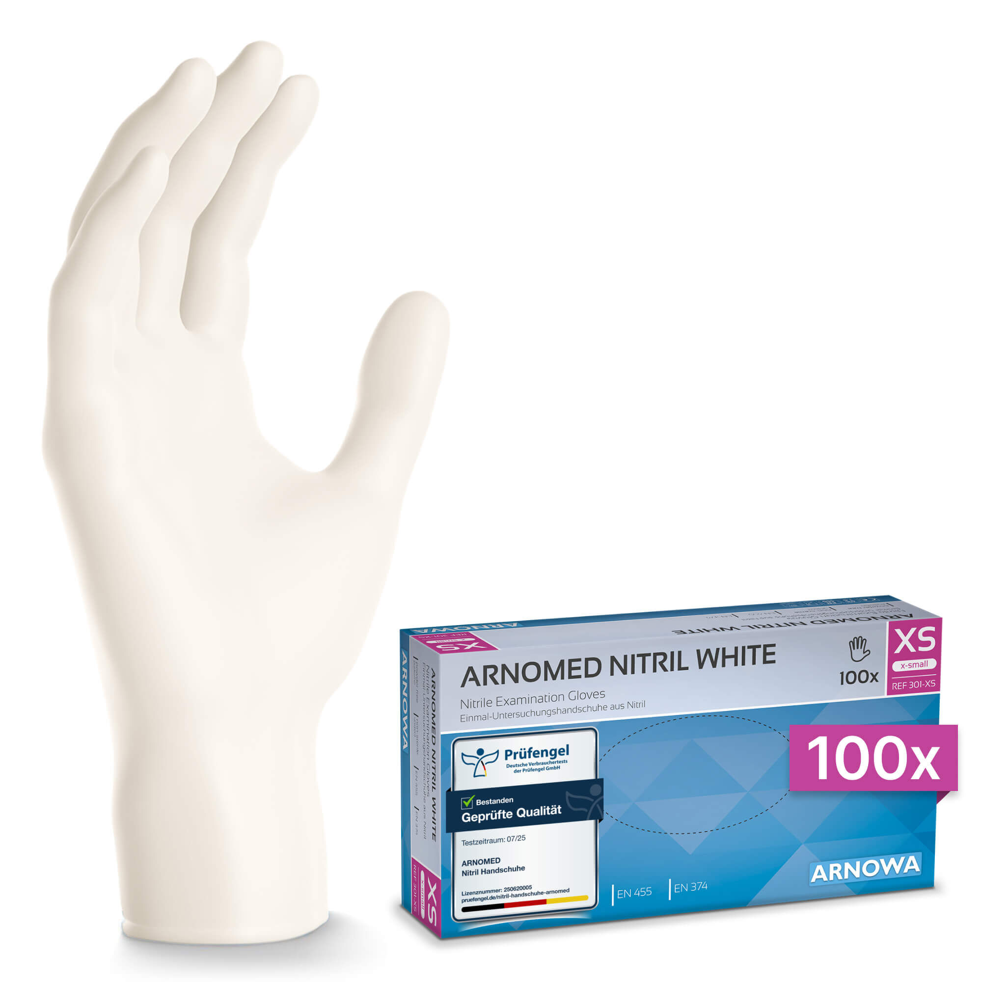 ARNOMED NITRIL WHITE - Nitrilhandschuhe