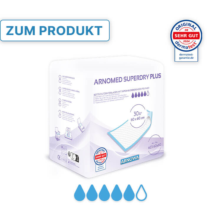 Produktempfehlung ARNOMED Krankenunterlagen SUPERDRY PLUS