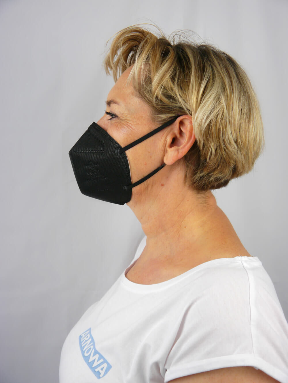 FFP2 Maske in Schwarz