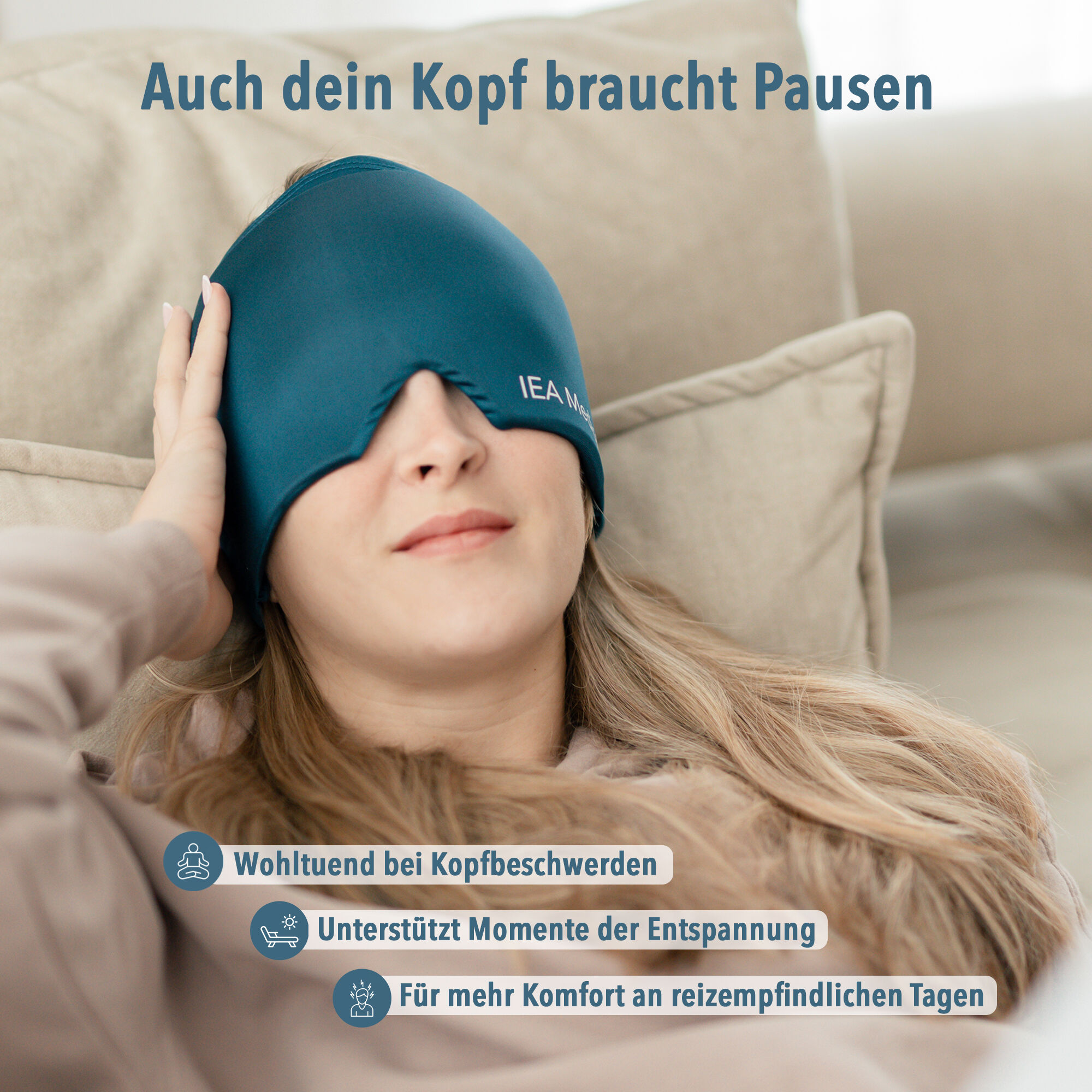 Migränemaske Vorteile