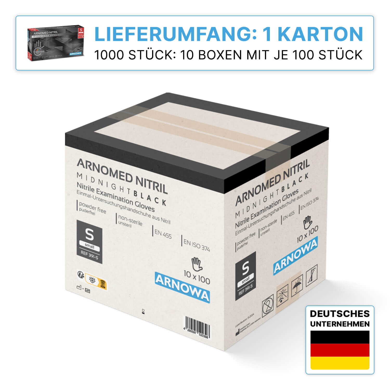 ARNOMED Nitril Handschuhe 1000 Stk. ARNOMED Nitril Handschuhe 1000 Stk.