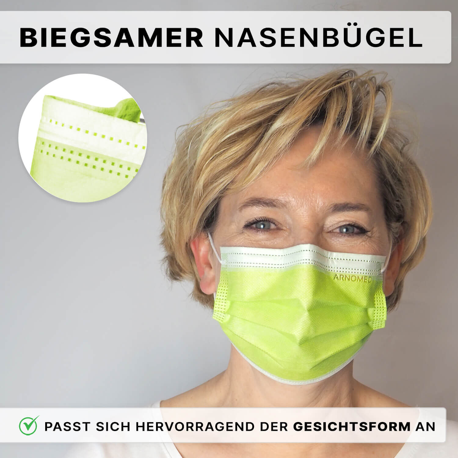 402-ag-nasenbuegel ARNOMED Mundschutz Typ IIR Grün