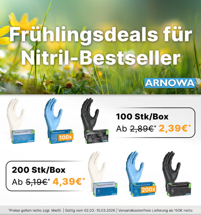 Nitril Handschuh-Sale