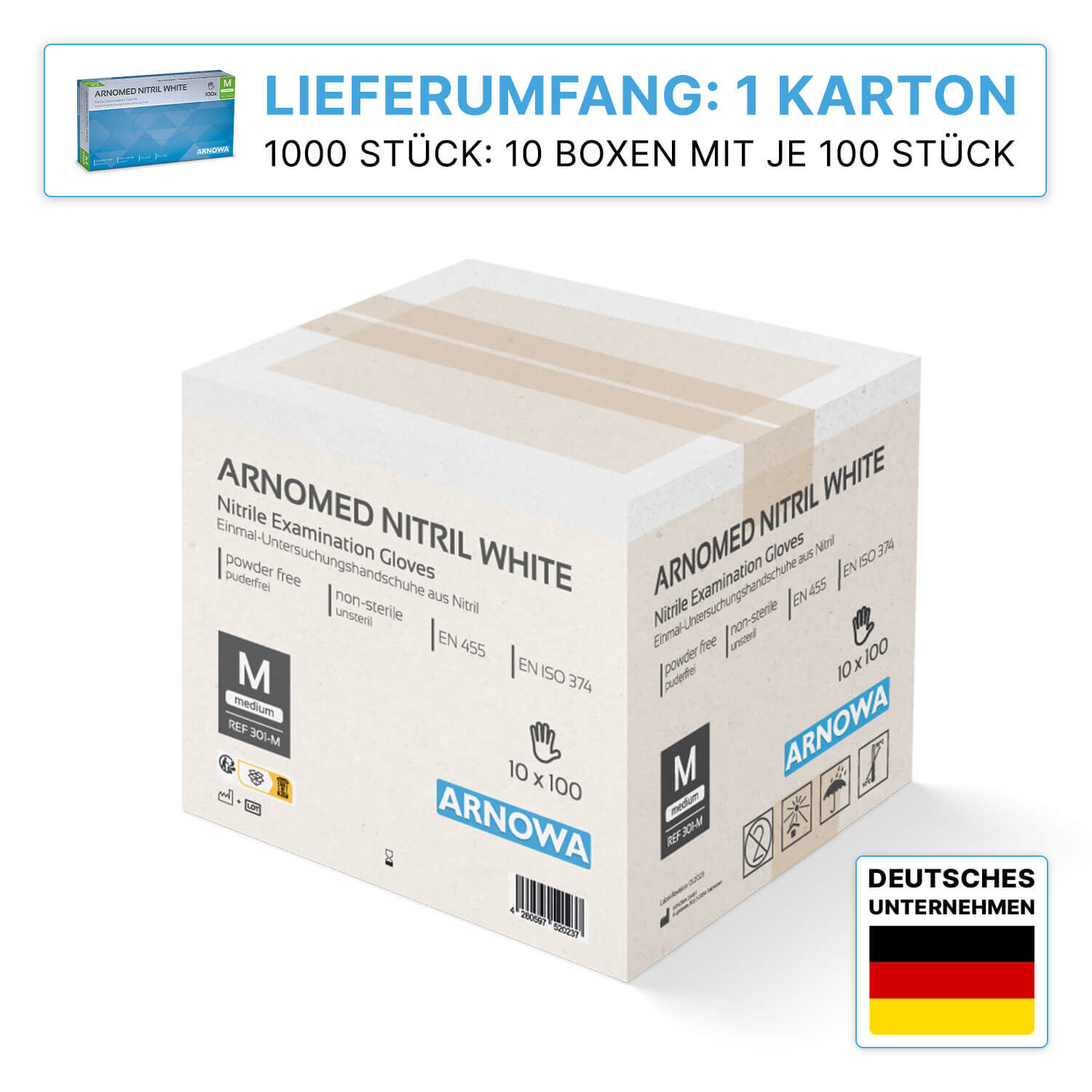 ARNOMED Nitrilhandschuhe 1000 Stk ARNOMED Nitrilhandschuhe 1000 Stk