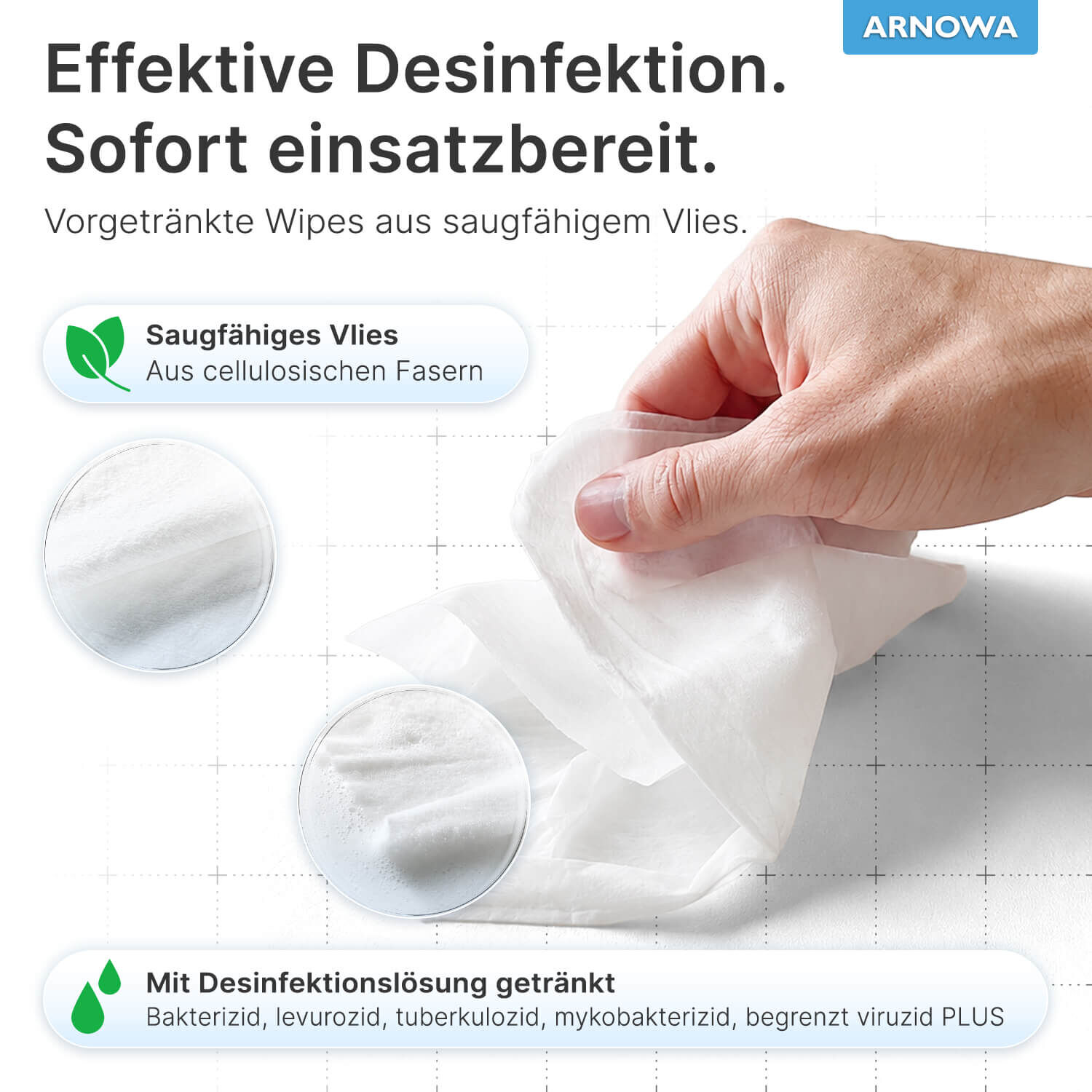 Desinfektionstücher Alkoholhaltig Material