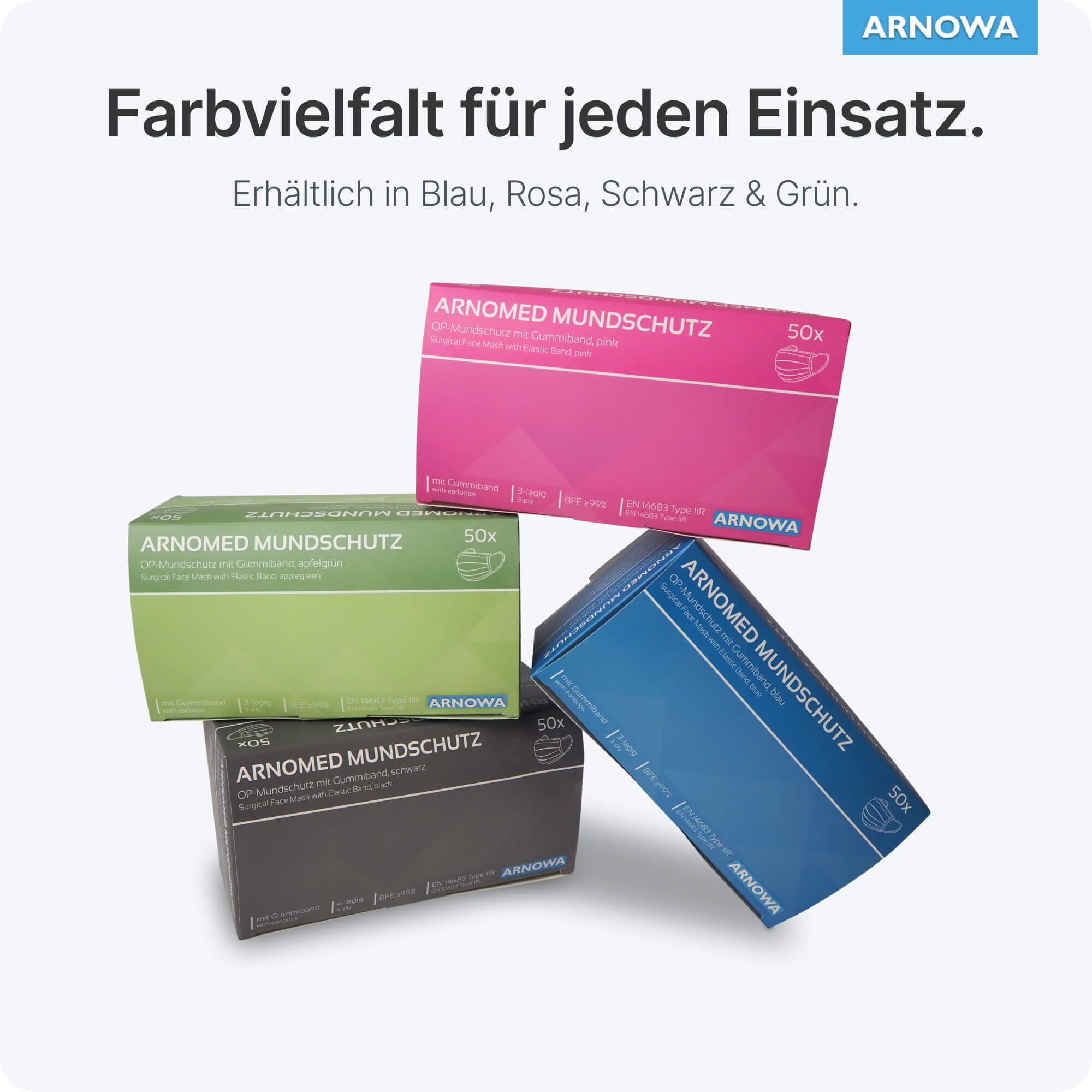 OP-Mundschutz Farben