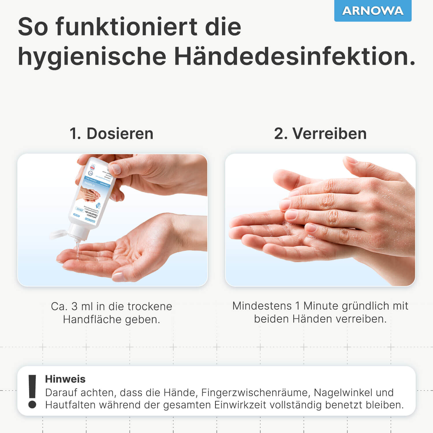 ARNOMED DesiHands zero Händedesinfektion