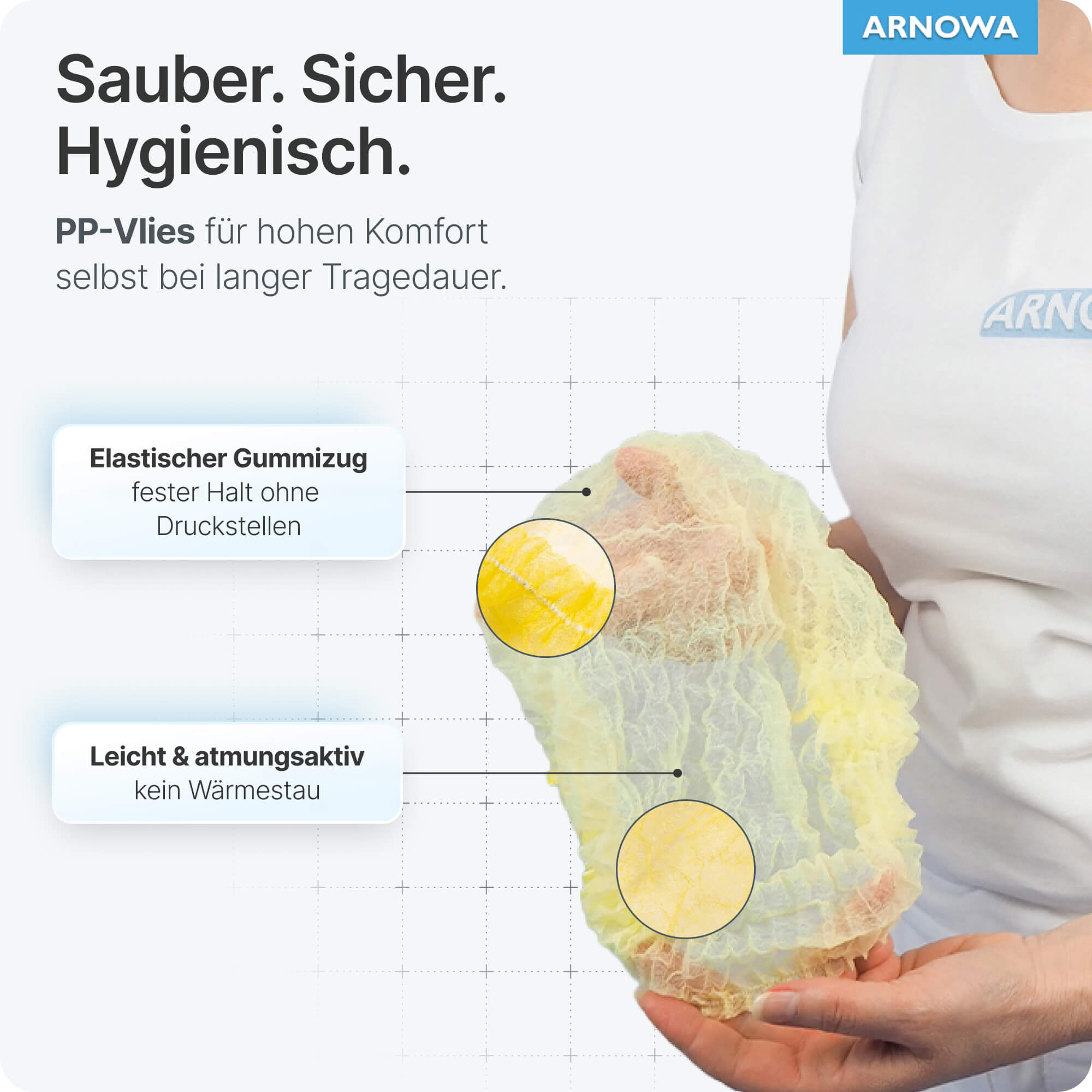 Klipphauben Gelb Atmungsaktiv