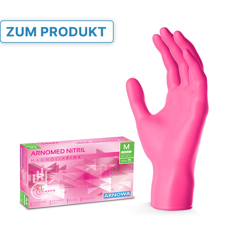 Produktempfehlung Nitril Handschuhe Pink