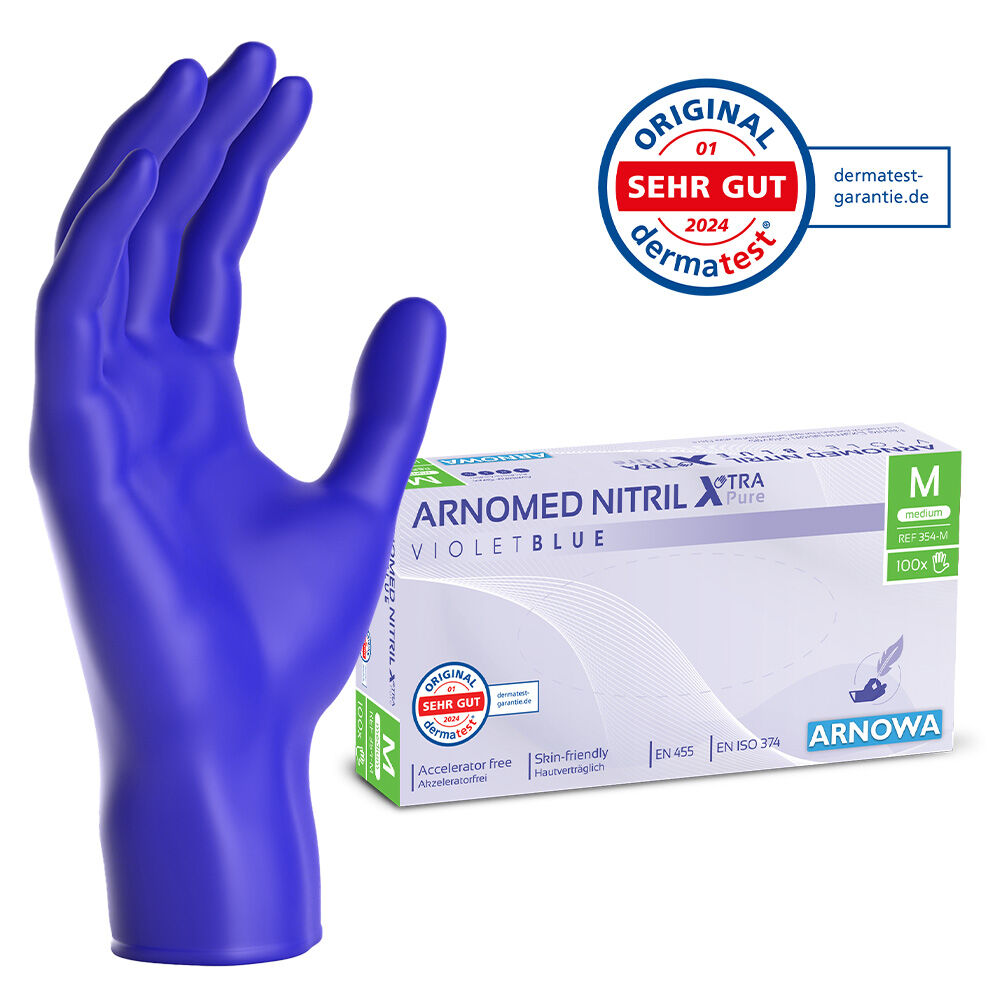 ARNOMED Nitril Handschuhe Hautfreundlich