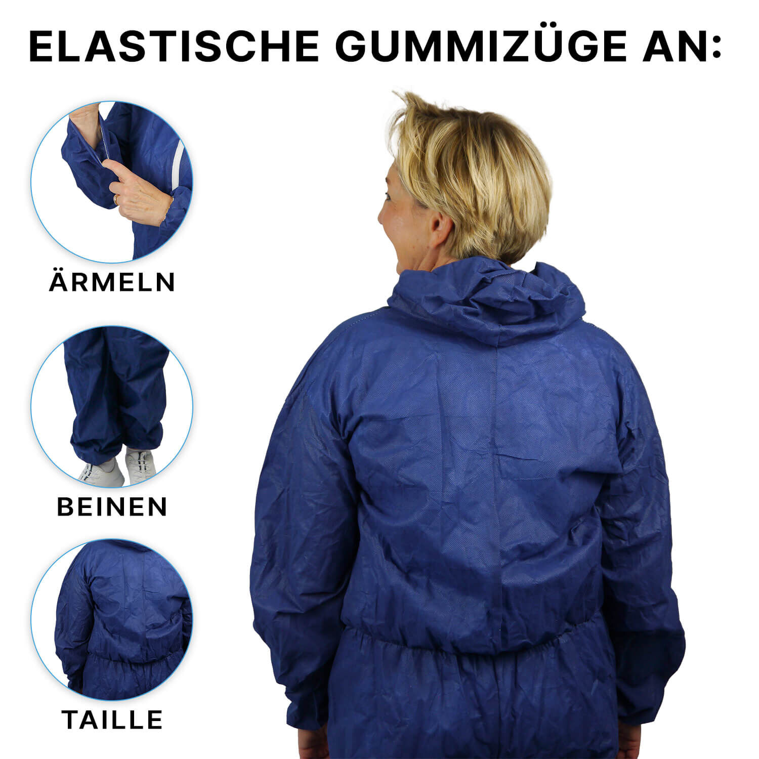 ARNOMED Schutzoverall Blau