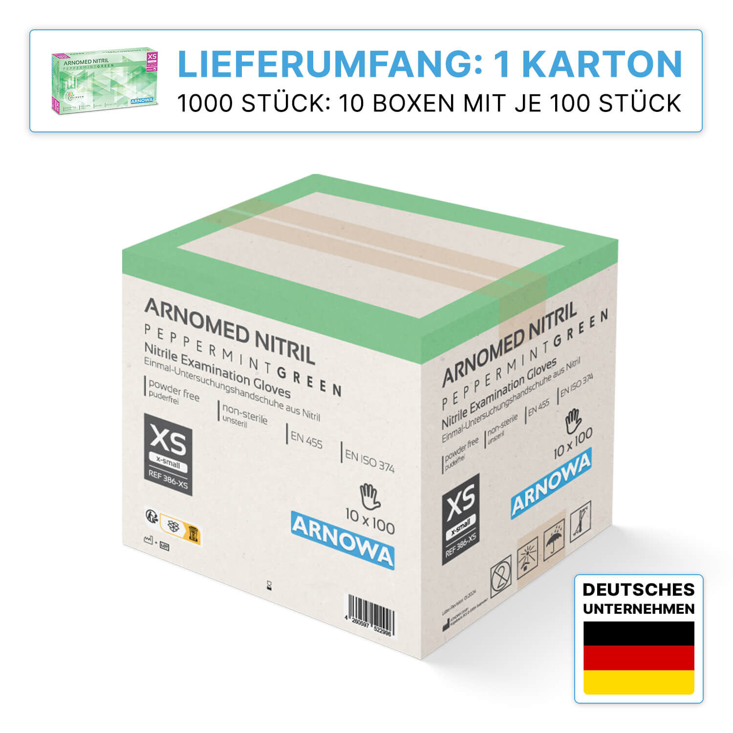 ARNOMED Nitril Handschuhe 1000 Stk ARNOMED Nitril Handschuhe 1000 Stk