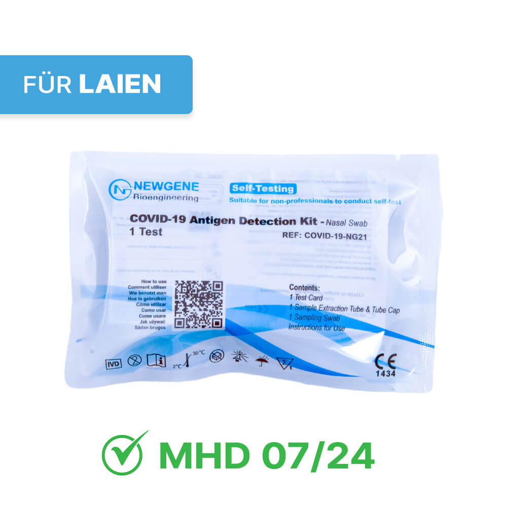 New Gene COVID-19-Antigen-Schnelltest  | für Laien | 1 Stück New Gene COVID-19-Antigen-Schnelltest  | für Laien | 1 Stück