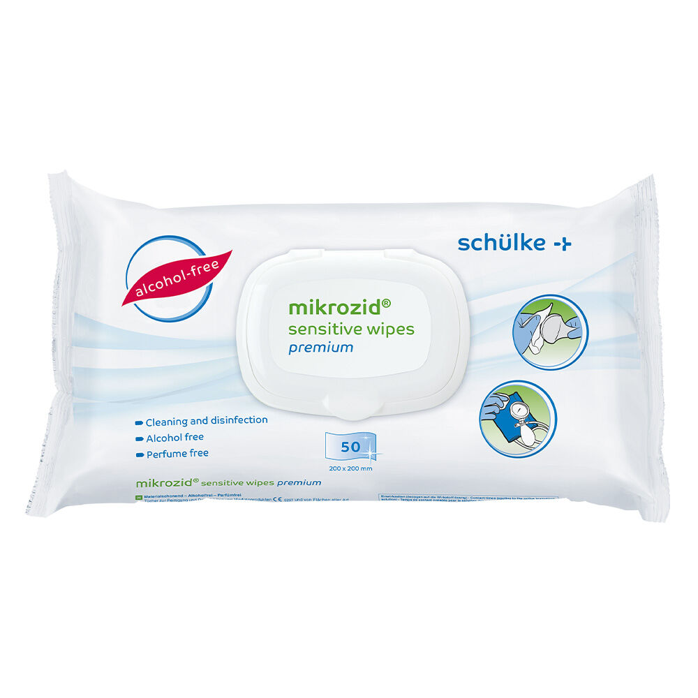 mikrozid sensitive wipes premium - Desinfektionstücher im Flowpack