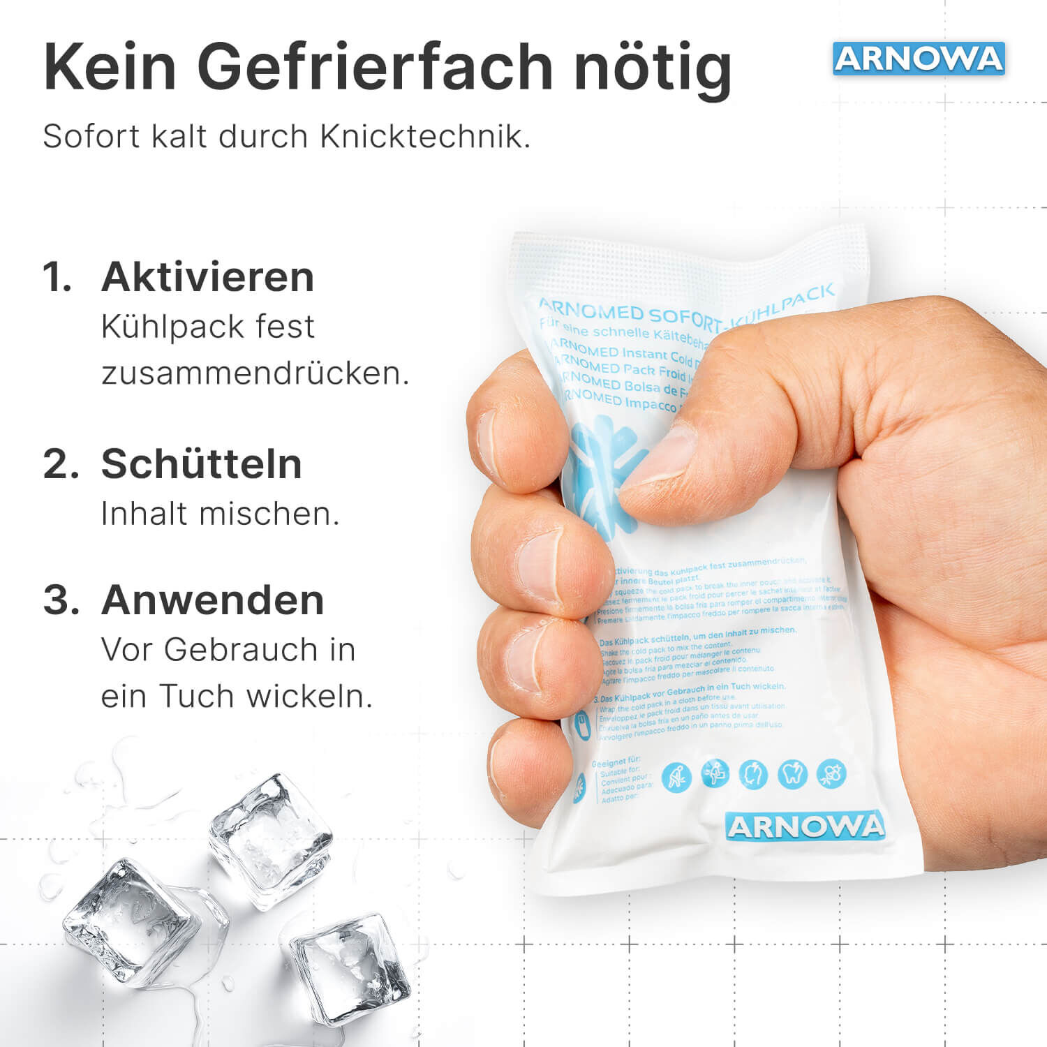 Sofort Kühlpack Gebrauchsanweisung