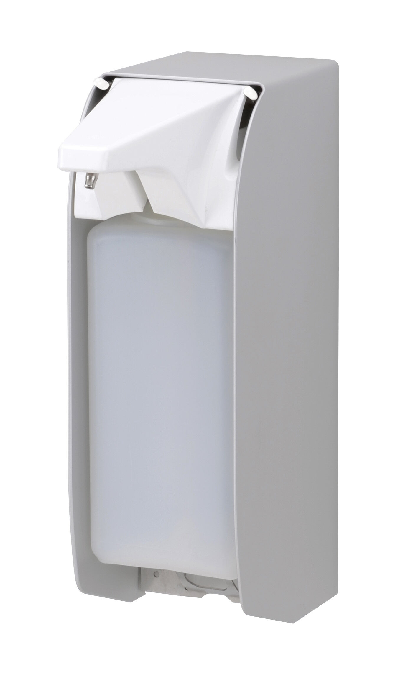ingo man plus touchless XT | Aluminium | Edelstahlpumpe | 1000ml Berührungsloser Desinfektionsmittelspender für 1000 ml Euroflaschen