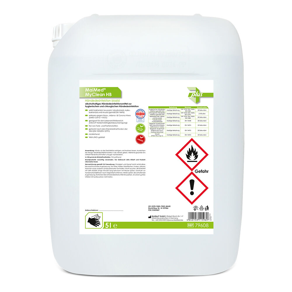 MaiMed MyClean HB biozid - Händedesinfektionsmittel MaiMed MyClean HB biozid - Händedesinfektionsmittel