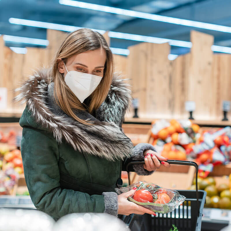 FFP2 Masken für Lebensmitteleinkauf FFP2 Masken für Lebensmitteleinkauf