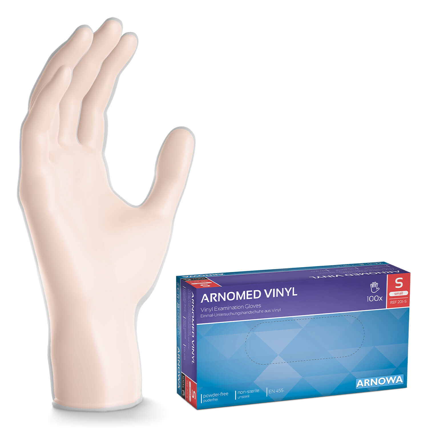 ARNOMED VINYL PF - Vinyl Handschuhe puderfrei