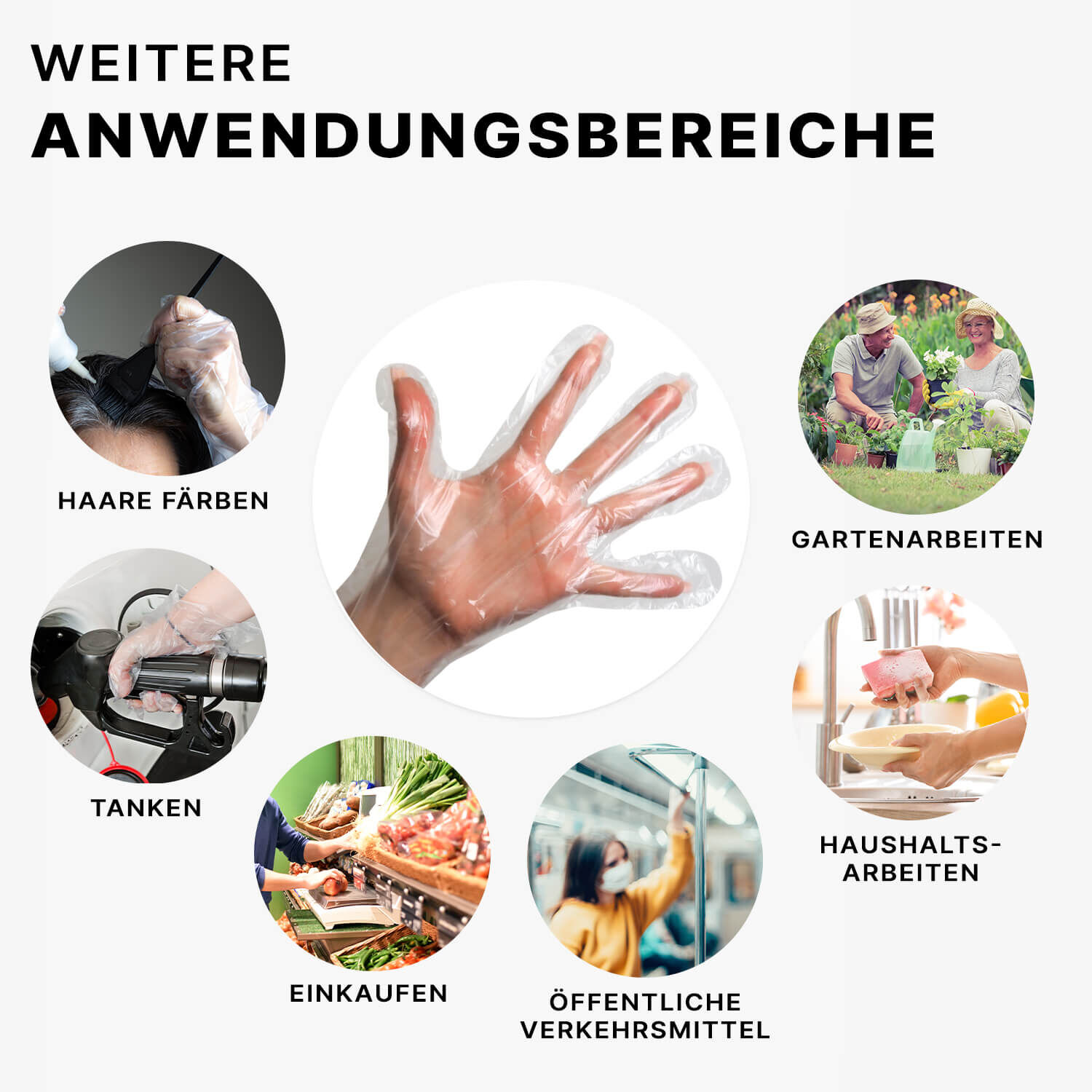 221-pt06 ARNOMED PE-Handschuhe