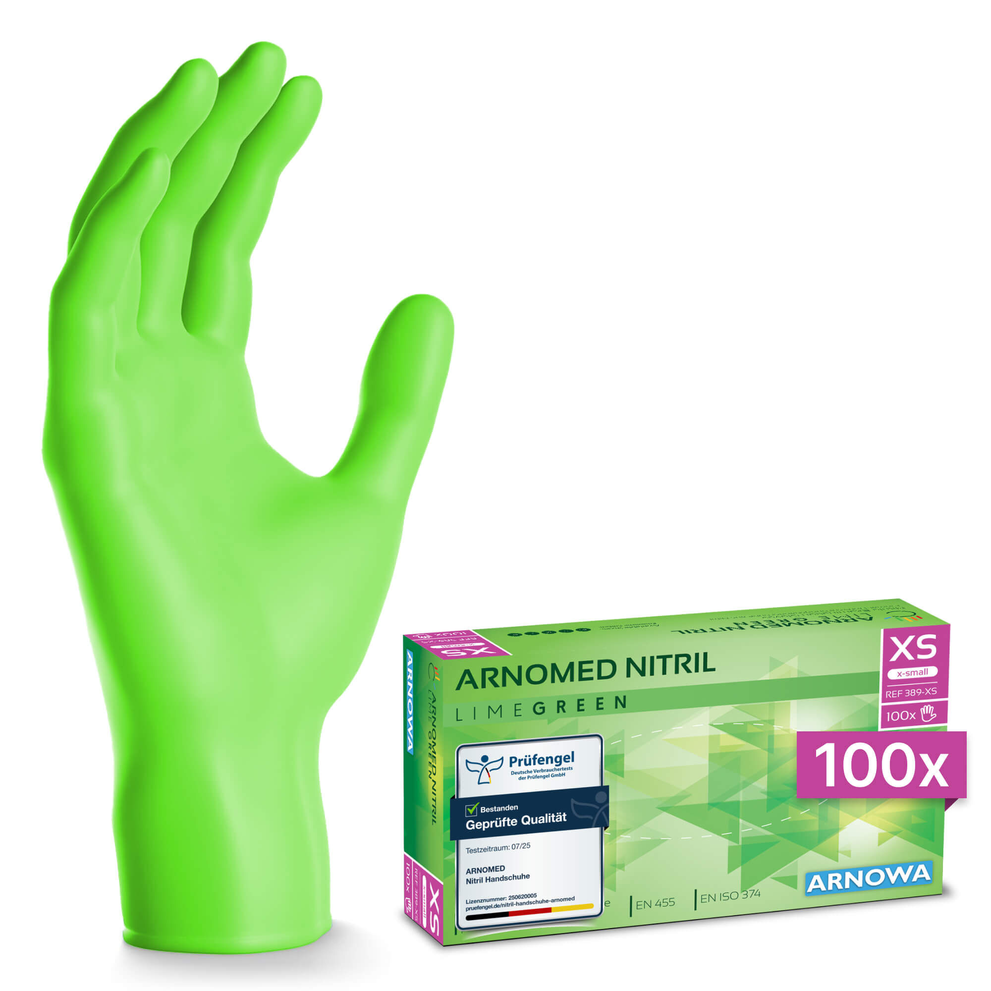  Nitril Handschuhe Grün