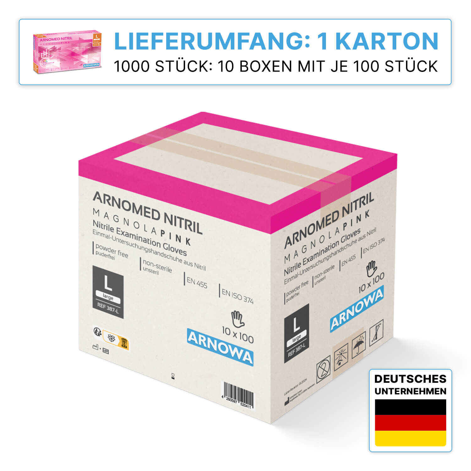 ARNOMED Nitril Handschuhe 1000 Stk ARNOMED Nitril Handschuhe 1000 Stk
