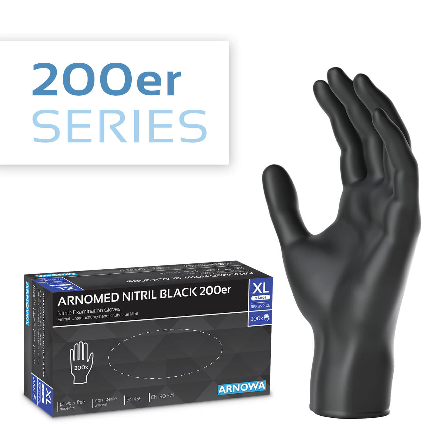 399-xl-titelbild ARNOMED Nitrilhandschuhe Schwarz
