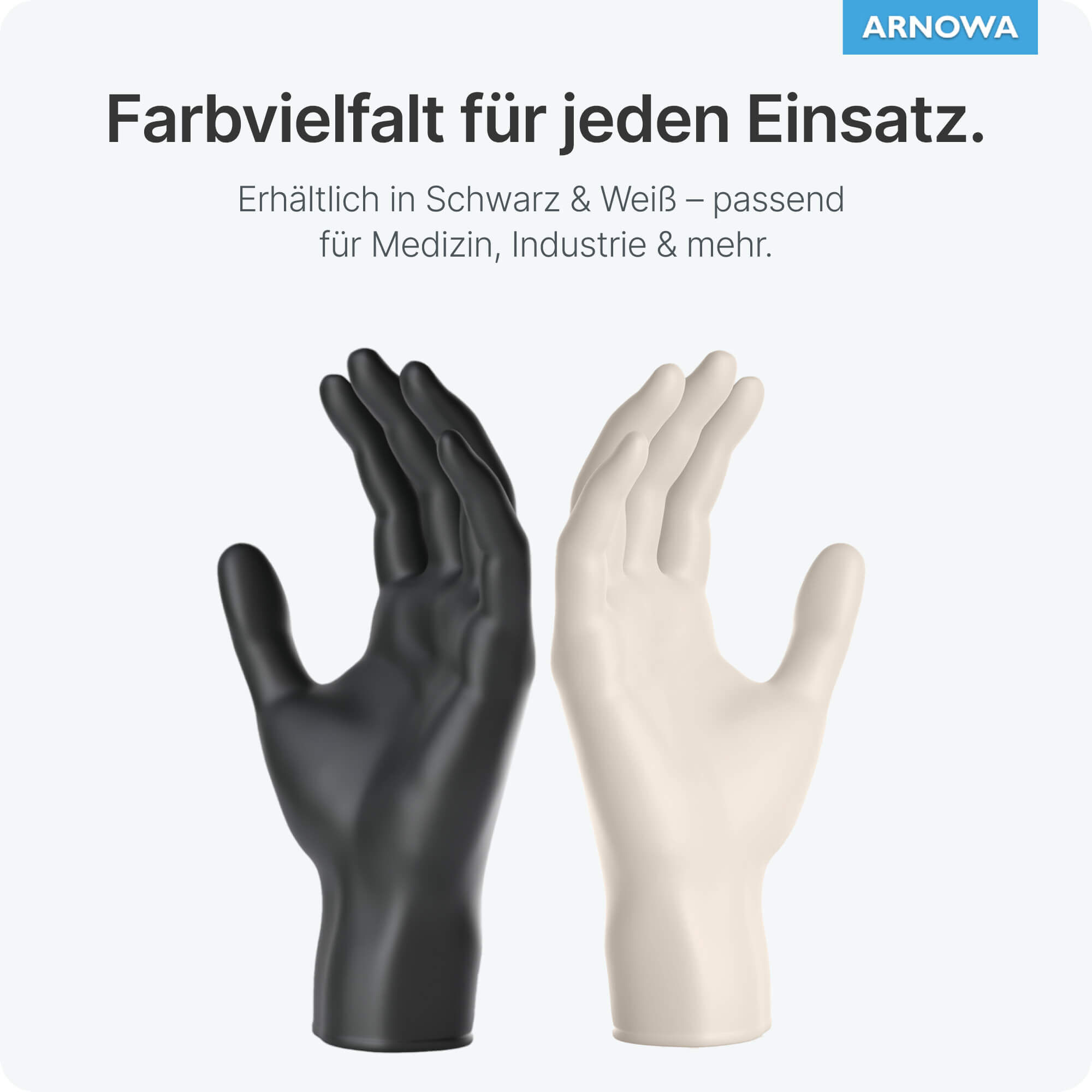 ARNOMED Latex Handschuhe Schwarz ARNOMED Latex Handschuhe Schwarz