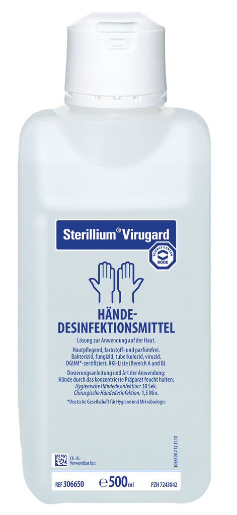 sterillium-virugard-500ml Sterillium Virugard Händedesinfektionsmittel in der 500ml-Größe