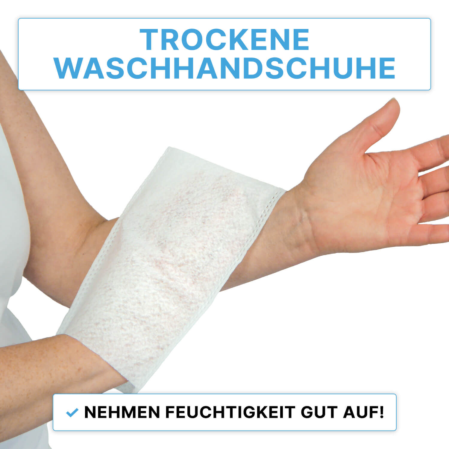 ARNOMED Einmal Waschhandschuhe Molton  ARNOMED Einmal Waschhandschuhe Molton