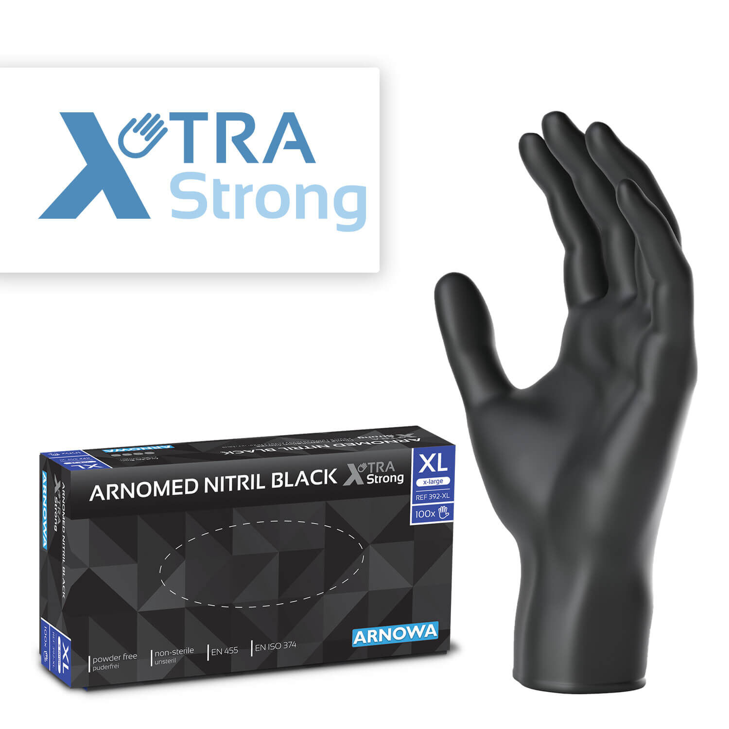 ARNOMED NITRIL BLACK XTRA STRONG